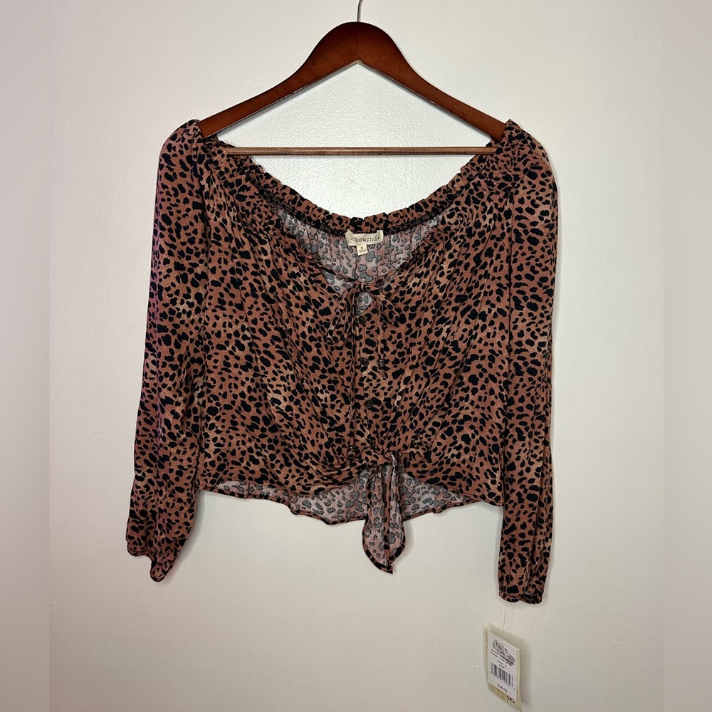 Rewind Chetah Blouse